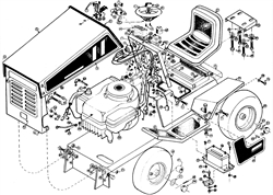 westwood-1984-86-lawn tractors-pre-year part diagram